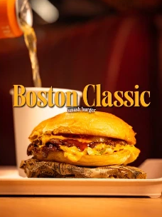Visuel Boston Classic smash burger